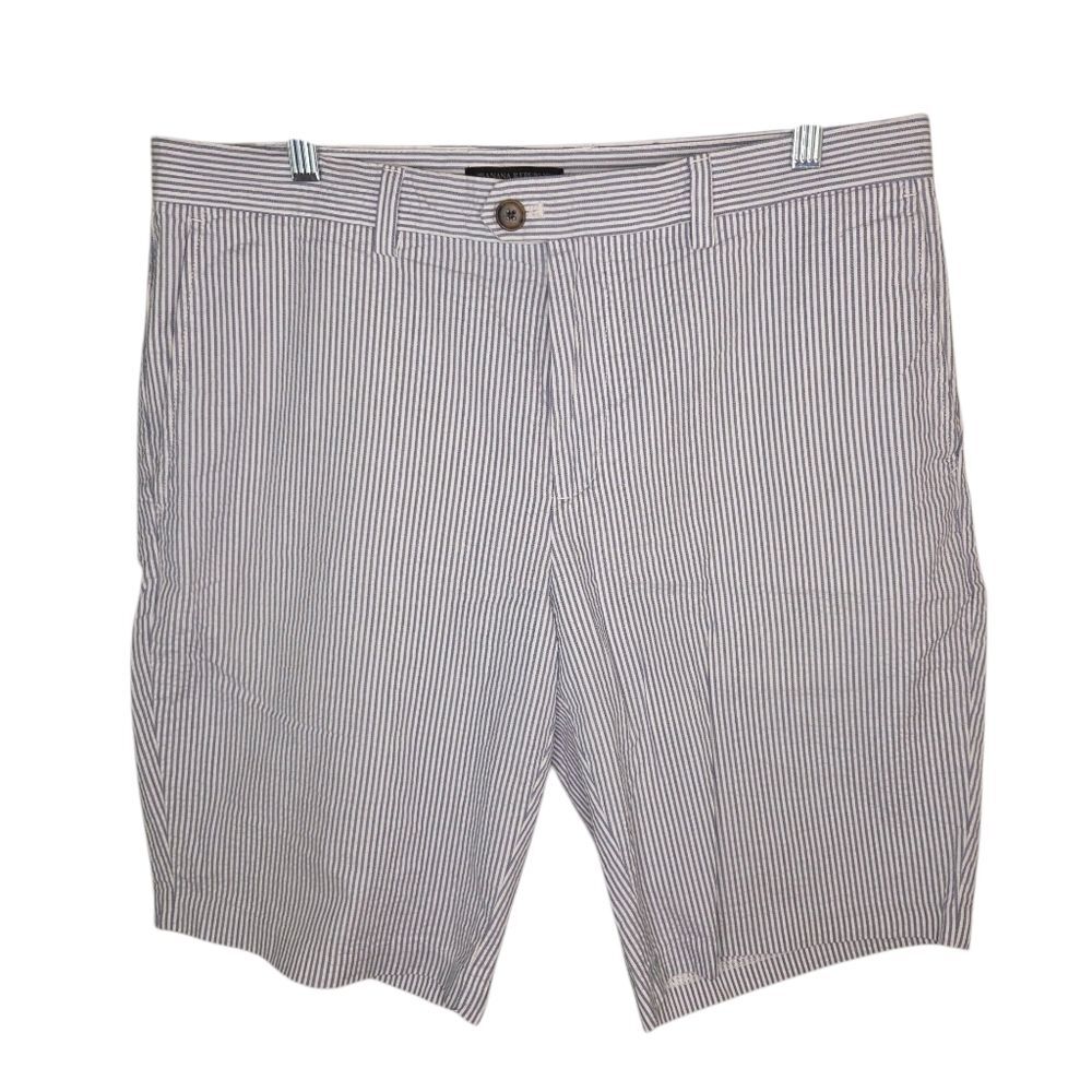Banana Republic Men's 9" Seersucker Aiden Slim Short Shorts Size 33
